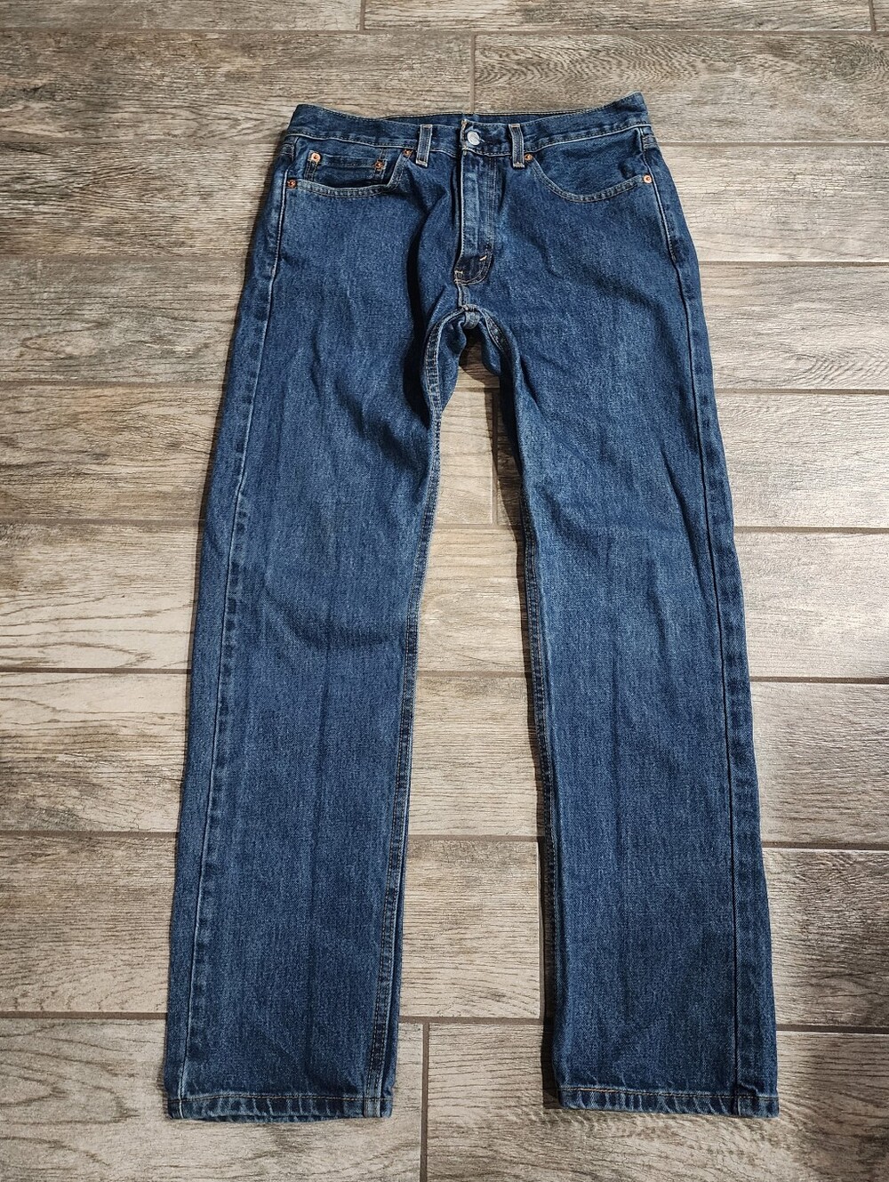 Levi's 505 Straight Leg blue denim jeans Men's Size 32x32